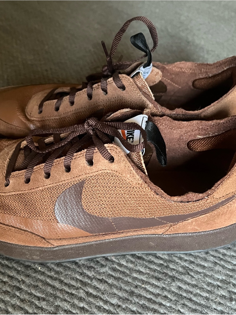 Tom Sachs General Purpose Nike Men’s Brown Suede & Canvas Low-Top Sneakers